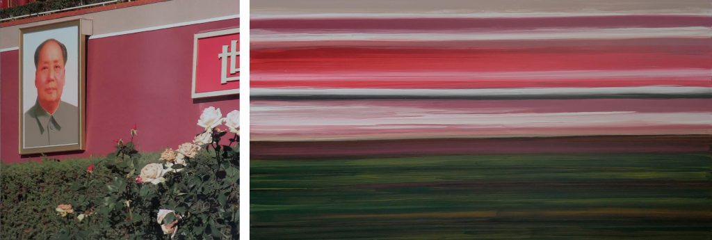 Marijanca Ambos, "Die Fahrt im Marmorboot / Beijing2", 60 x 60 cm + 60 x 100 cm, 2400 EUR (m. R.)