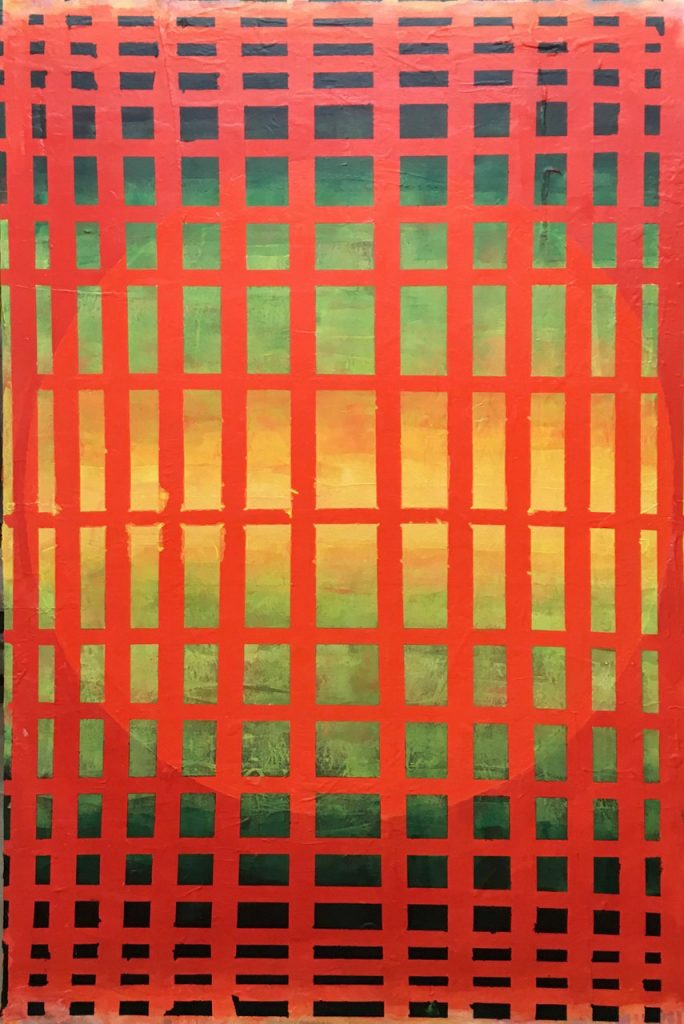 Hans Nadler, "Ohne Titel 045", 2019, Acryl auf Leinwand, 120 x 80 cm, 1200 EUR auf Spannrahmen