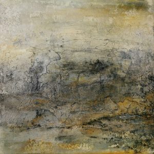 Dagmar Reiche, "o.T.", Marmormehl / Sumpfkalk / Eitempera auf Leinwand, 2020, 50 x 50 cm, 580 EUR