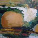 Friederike Fenner, Kleine Welle, 60x50 cm, Acryl / Leinwand, 2018